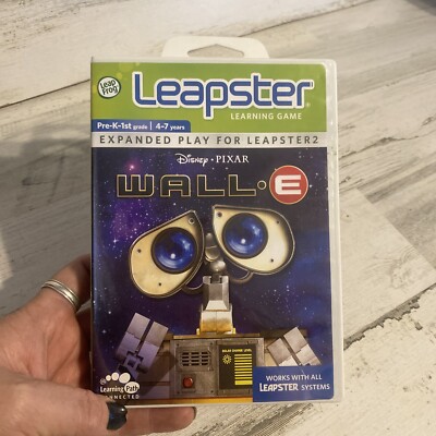 LEAPSTER Disney Pixar WALL-E Game Instructions & Case - Works w/System 1 & 2 