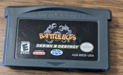 BattleBots: Design & Destroy (Nintendo Game Boy Advance, 2003) AUTHENTIC TESTED