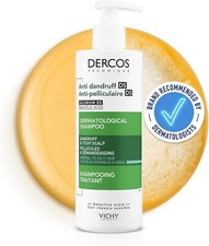 Vichy Dercos Anti-Dandruff and Anti-Itch Shampoo for Normal to Oily Hair 390 ml