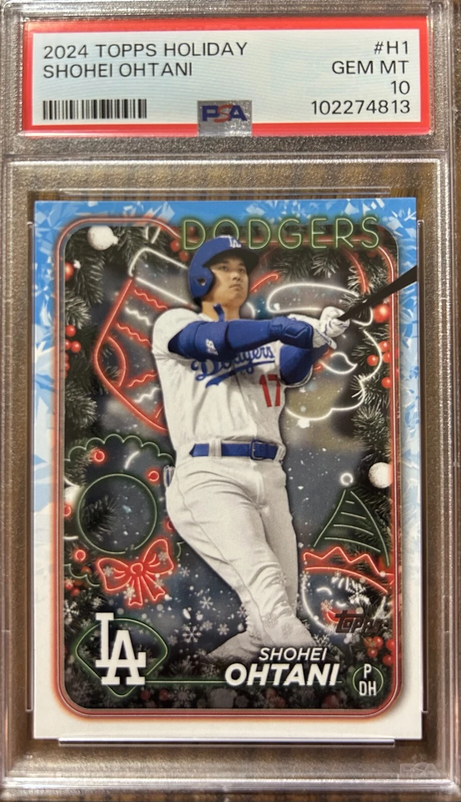 Shohei Ohtani trading card