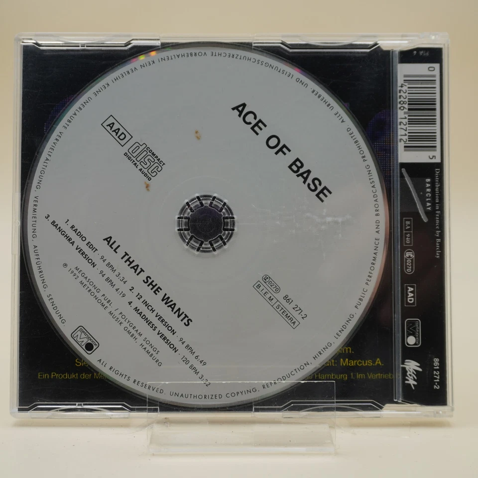 Ace Of Base - All That She Wants | Maxi CD | Zustand gut - Bild 2 von 2