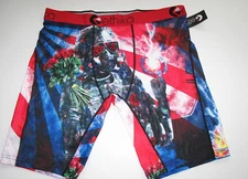 Ethika The Staple Men's Size XL Gas Mask Red Blue Boxer Briefs Logo Waistband