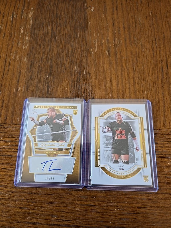 2024 National Treasures Tank Ledger RC Definitive Ink 78/83 And Base Card 65/99
