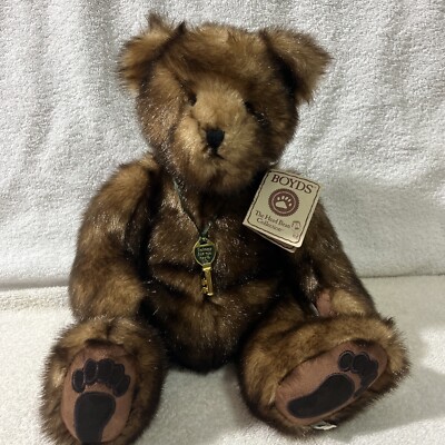 Boyds Bear The Head Bean Collection '' Bea Goodfriend '' Plush Bear