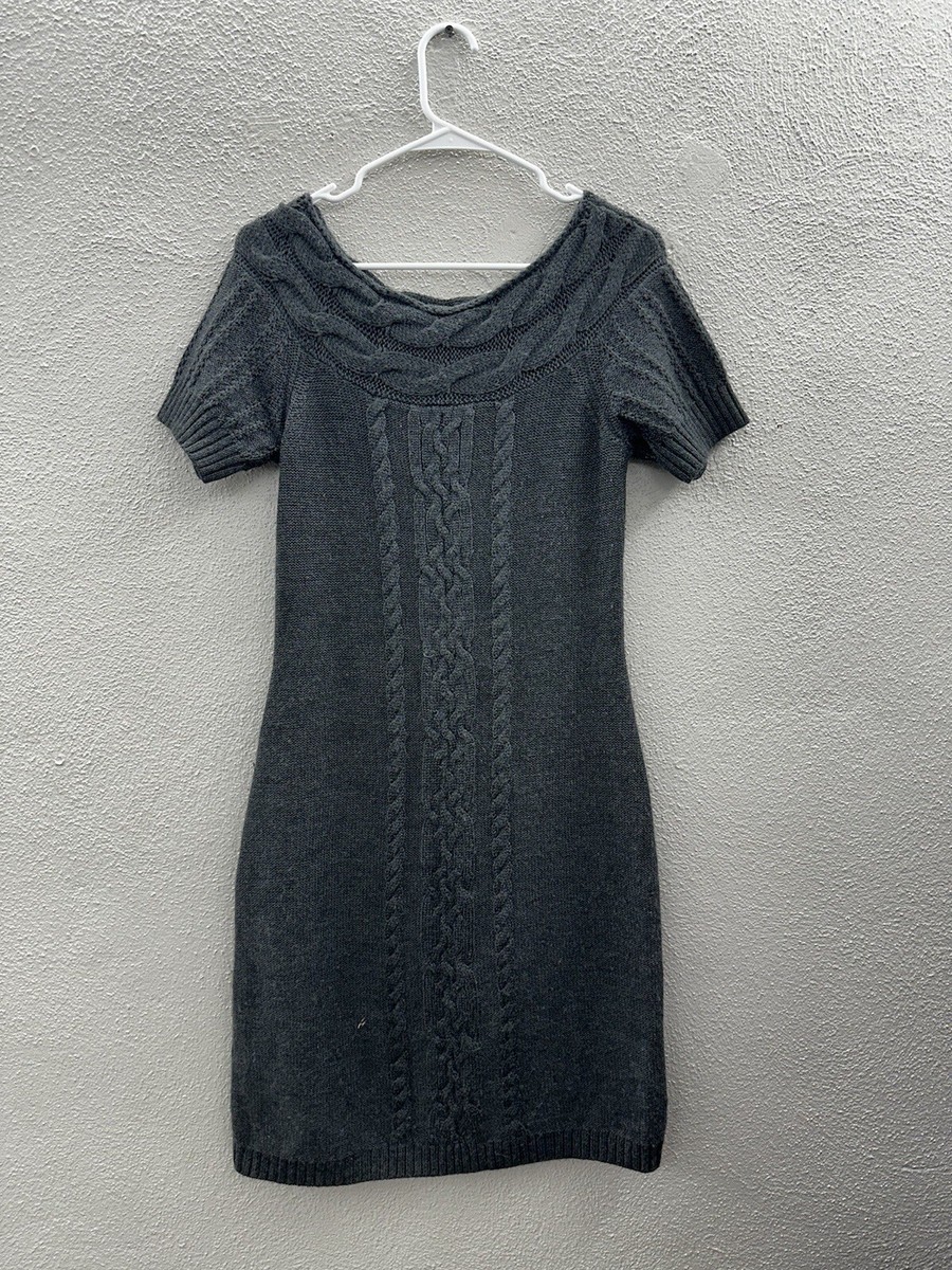 knit black long sleeve dress Jeanette Long Sleeve Stretch Knit Side Ruffle Dress main image 1