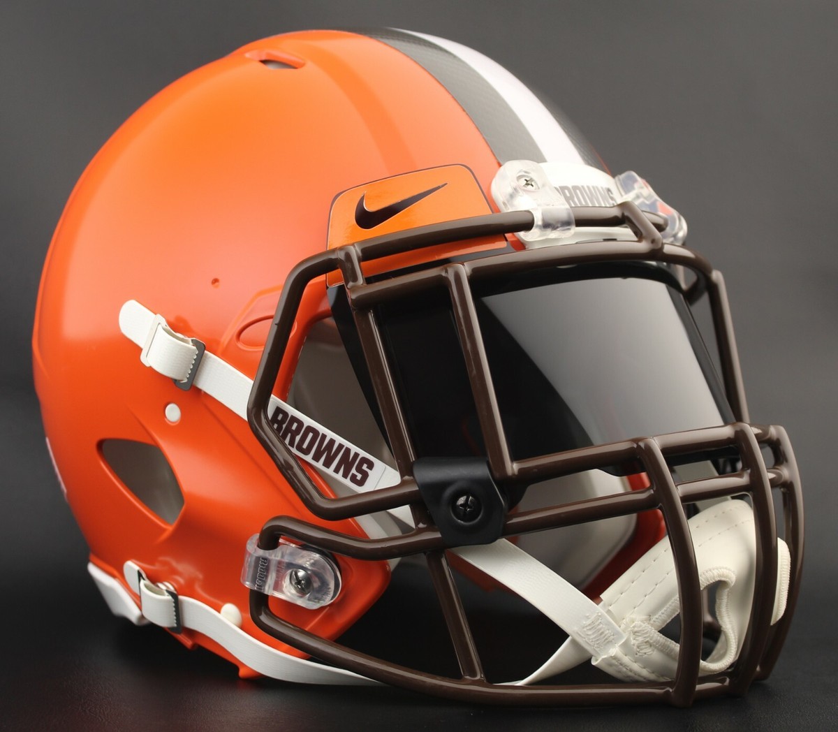 CLEVELAND BROWNS NFL Authentic GAMEDAY Football Helmet w/ NIKE Eye Shield