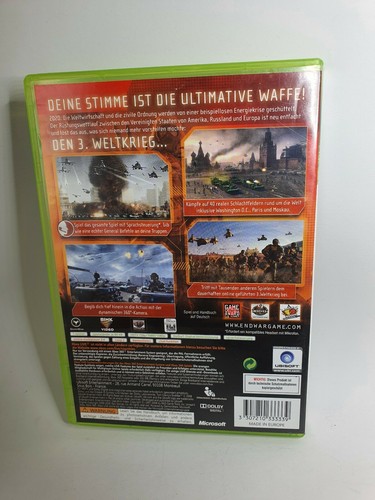 Tom Clancy's EndWar (Microsoft Xbox 360, 2008, caja de DVD) incl. instrucciones - Imagen 3 de 3