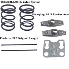 Valve Spring Valve Push Rod Rocker Arm For Predator 212cc Honda GX200 BSP