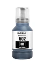 (1-Pack Black) T502 Ink Refill Bottles for ET 4760 Printer