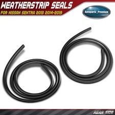 2x Rear Driver Passenger Door Weatherstrip Seal For Nissan Sentra 2013-2019 2x Rear Driver Passenger Door Weatherstrip Seal For Nissan Sentra 2013-2019