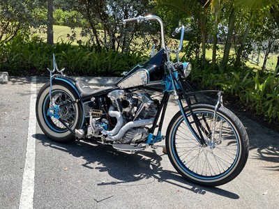 KN74-Powered 1941 Harley-Davidson EL for sale on BaT Auctions