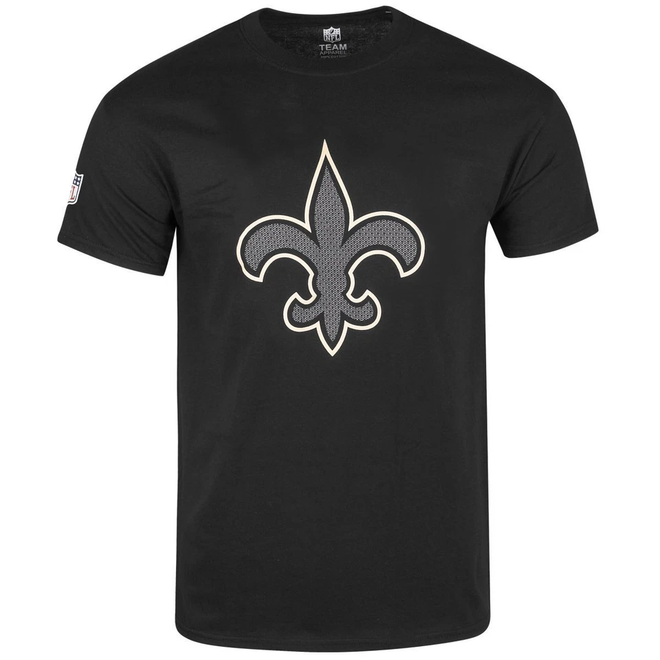 NFL T-Shirt New Orleans Saints Tanser Football Majestic neu schwarz