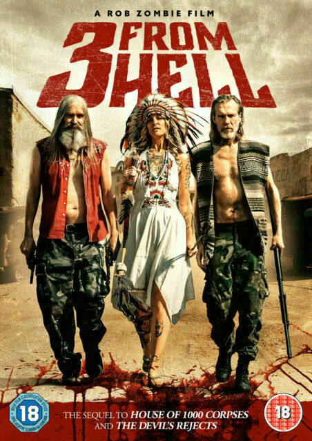 3 from Hell DVD (2019) Bill Moseley, Zombie (DIR) cert 18 ***NEW