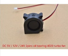 4020 2pin 5V 12V 24V Blower Fan 40mmx20mm Turbo Cooling 3D Printer 40mm