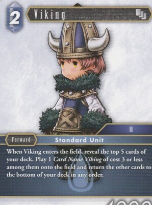 FINAL FANTASY TCG 1 X VIKING 13-097C - COMMUN N0T FOIL - WATER | eBay