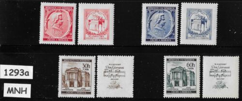 MNH jeu de timbres Sc B5 - B8 / Mozart / Prague / Seconde Guerre mondiale occupation du Troisième Reich #1293a - Photo 1 sur 1