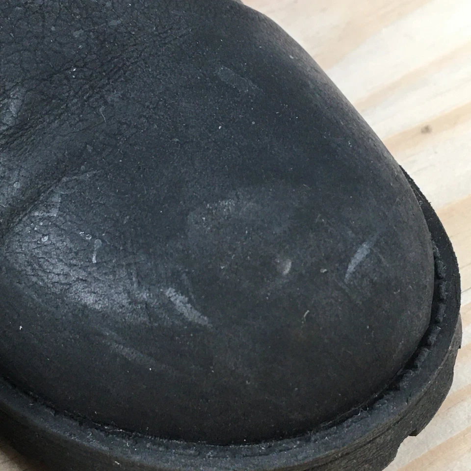 Dirty Laundry Boots Womens 7 Ankle Chelsea Booties Heels Black Leather Pull On - Image 4 of 4