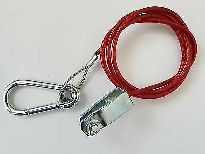 Trailer Breakaway Safety Cable With Clevis Pin Fork suits Ifor Williams & Knott