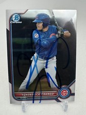 2022 Bowman Yohendrick Pinango BCP-95 Chrome Toronto Blue Jays SIGNED