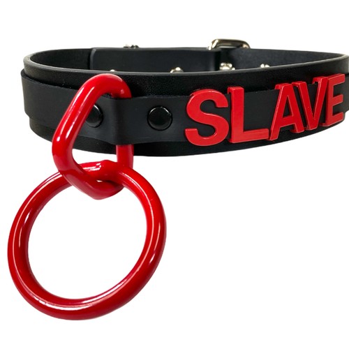Slave Leather Collar BDSM Choker Leash Restraint Bondage Kinky Fetish
