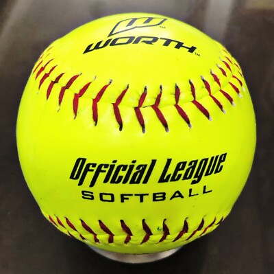 Lot De 3 Softballs Worth YWCS12 .44 Cor 12" 375 Comp - Occasion