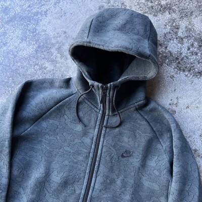 Premium NIKE TECH FLEECE GREY JACQUARD CAMO TRACKSUIT 863814-382