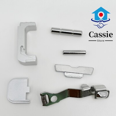 #ad Resist Wear Rust For Glock 43X 48 Extended Slide Stop Release Control Kit Silve $54.59