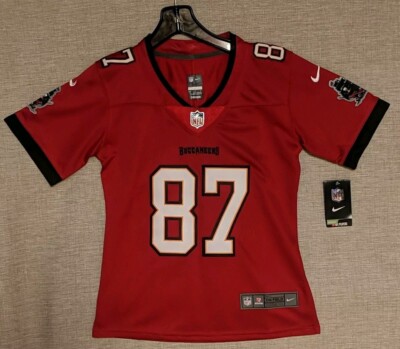 Tampa Bay Buccaneers Women's Gronkowski #87 Nike Red NFL Vapor Elite Jersey  Med