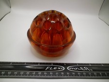 Vintage 1930s Pink Depression Glass Flower Frog 16 Hole - Excellent 4.5 x 3.5"