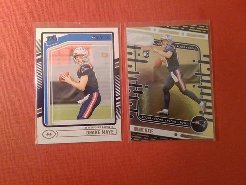 Drake Maye 2024 Absolute & Donruss RC Rookie #103 & 379