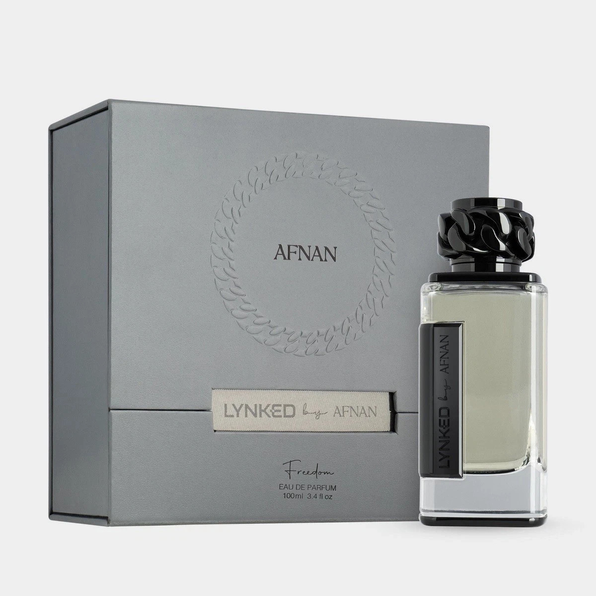 香水(男性用) Afnan Lynked Freedom LYNKED by Afnan Freedom Eau de Parfum Spray 3.4oz / 100ml - BRAND