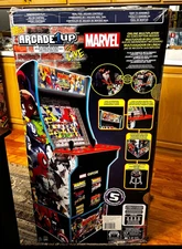 New/Sealed Arcade1UP Marvel vs Capcom Arcade 5 Games In 1, With Riser/ Stool