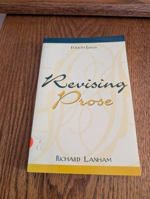 Revising Prose Paperback Richard A. Lanham