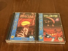 Lot Of 2 Sega Cd: Dracula Unleashed & Stellar Fire