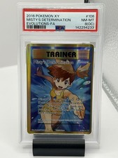 2016 Pokemon Misty's Determination Full Art XY Evolutions 108/108 PSA 8 NM-MT OC