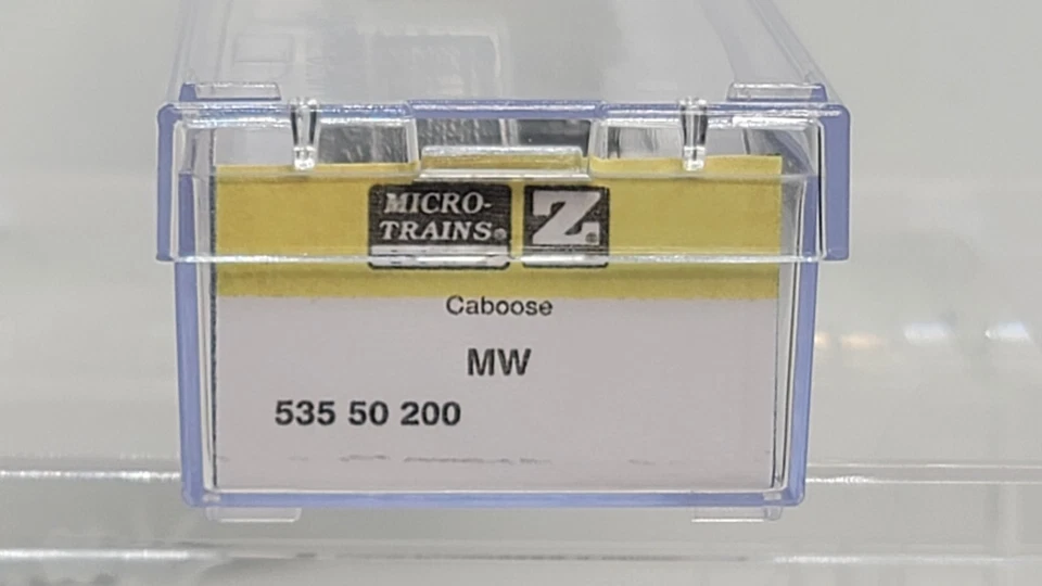 Z Micro-Trains MTL 535 50 200 MW Caboose Black NIB - Image 4 of 4