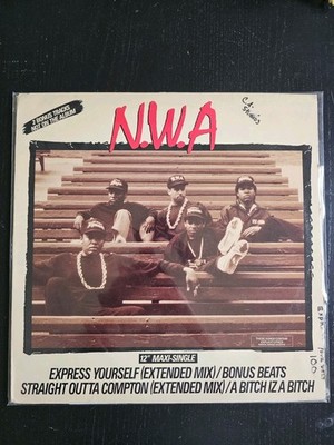 NWA - EXPRESS YOURSELF - 12'' EP  Ice Cube Dr Dre Eazy-E 1989