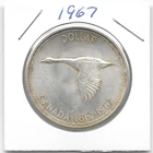1967PL CANADIAN SILVER DOLLAR (VERY NICE)