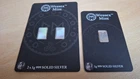 Wessex Mint 3 x 1g .999 Solid Silver Bars - Brittania - gift bullion silver bars