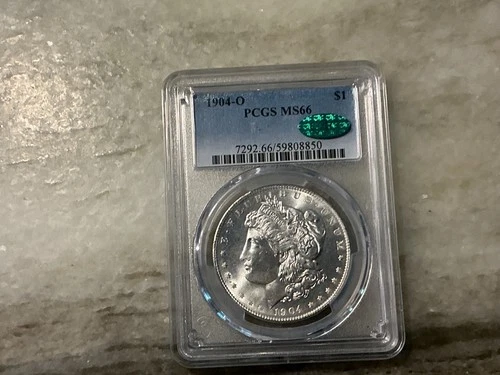 1904-O Silver Morgan Dollar MS66 CAC