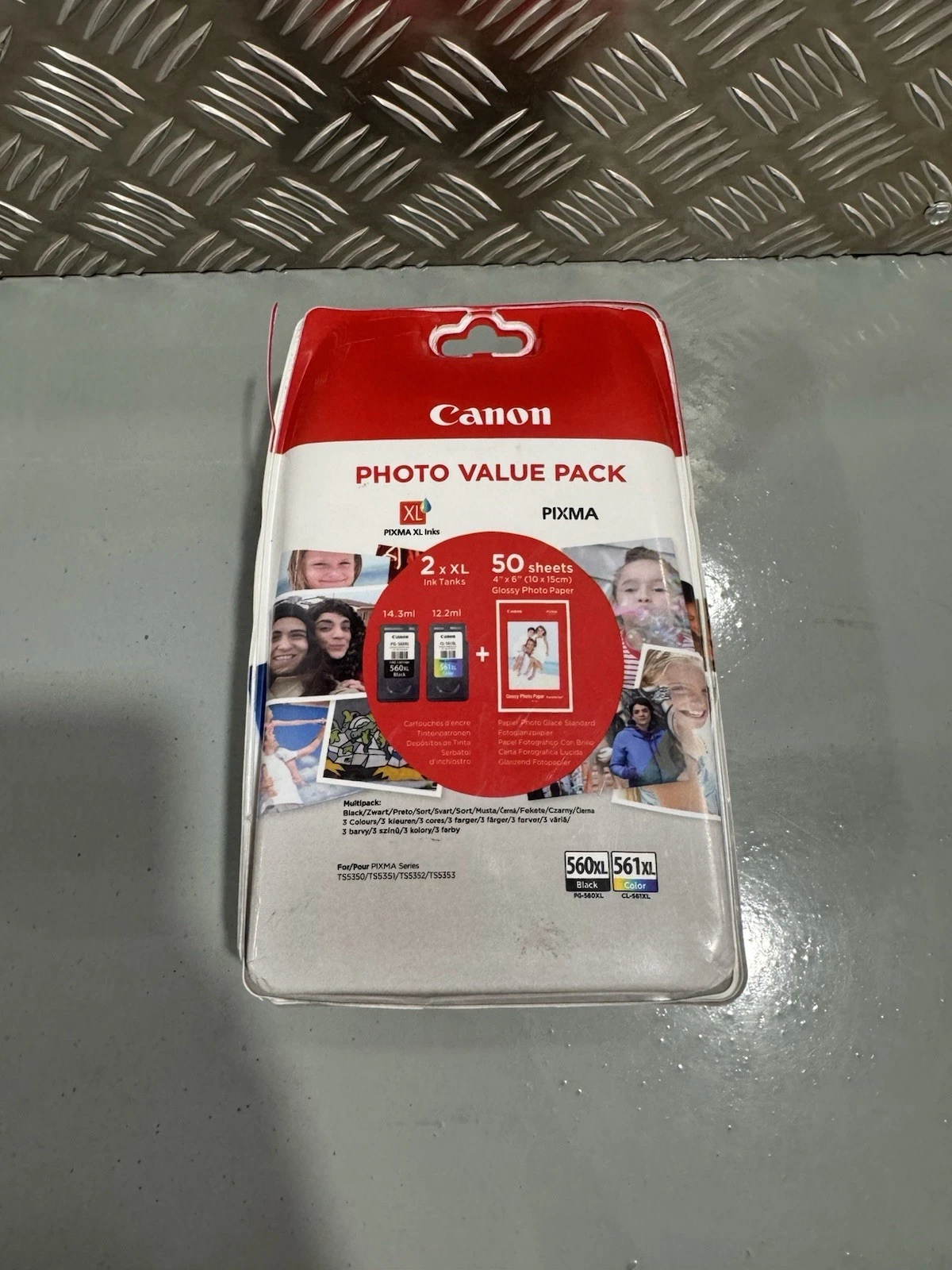 Original Canon 560XL 561XL Photo Value Pack 50 Sheets Brand New