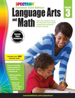 Spectrum Language Arts and Math, Grade 3: Common Core Edition - VERY GOOD