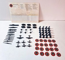 Axis  Allies EUROPE 1999 Replacement Parts  Pieces w/ Reference Card GERMANY