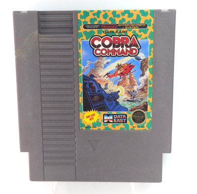 Cobra Command NES Nintendo Round SOQ REV-A 1988 Tested Cleaned