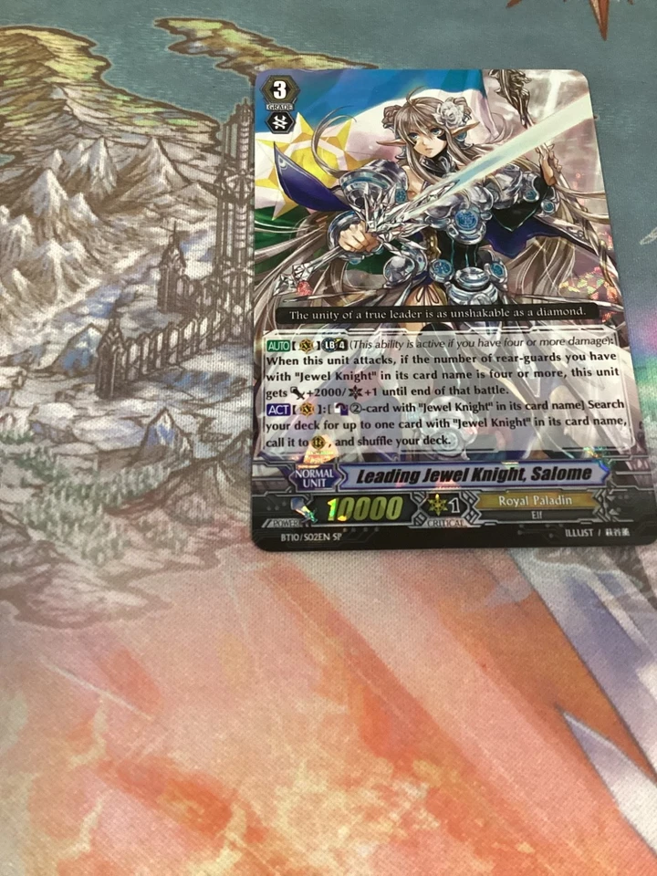 Cardfight!! Vanguard TCG Leading Jewel Knight Salome BT10/S02EN SP - Image 3 of 4