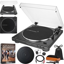 Audio-Technica Fully Automatic Bluetooth Stereo Turntable w/ Deco Gear Guide