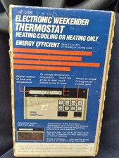 Vintage 1984 Electronic Weekender Thermostat Digitial Sears Best 429145