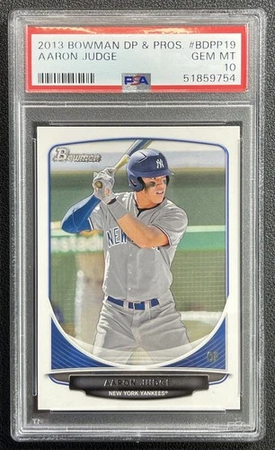AARON JUDGE PSA 10 2013 BOWMAN DRAFT PICKS & PROSPECTS #BDPP19 YANKEES RC 9754