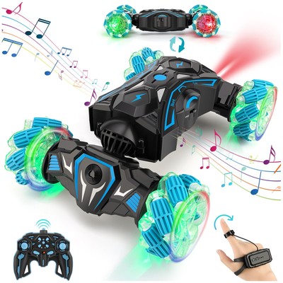 Gesture Sensing RC Stunt Car, Remote Control Car Toys for Boys 6-8-12, 360° R...
