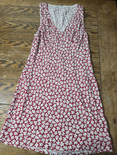Reformation Calix Mini DDress in red&white floral sz Large